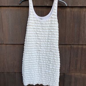 Forever 21 White Fitted Dress